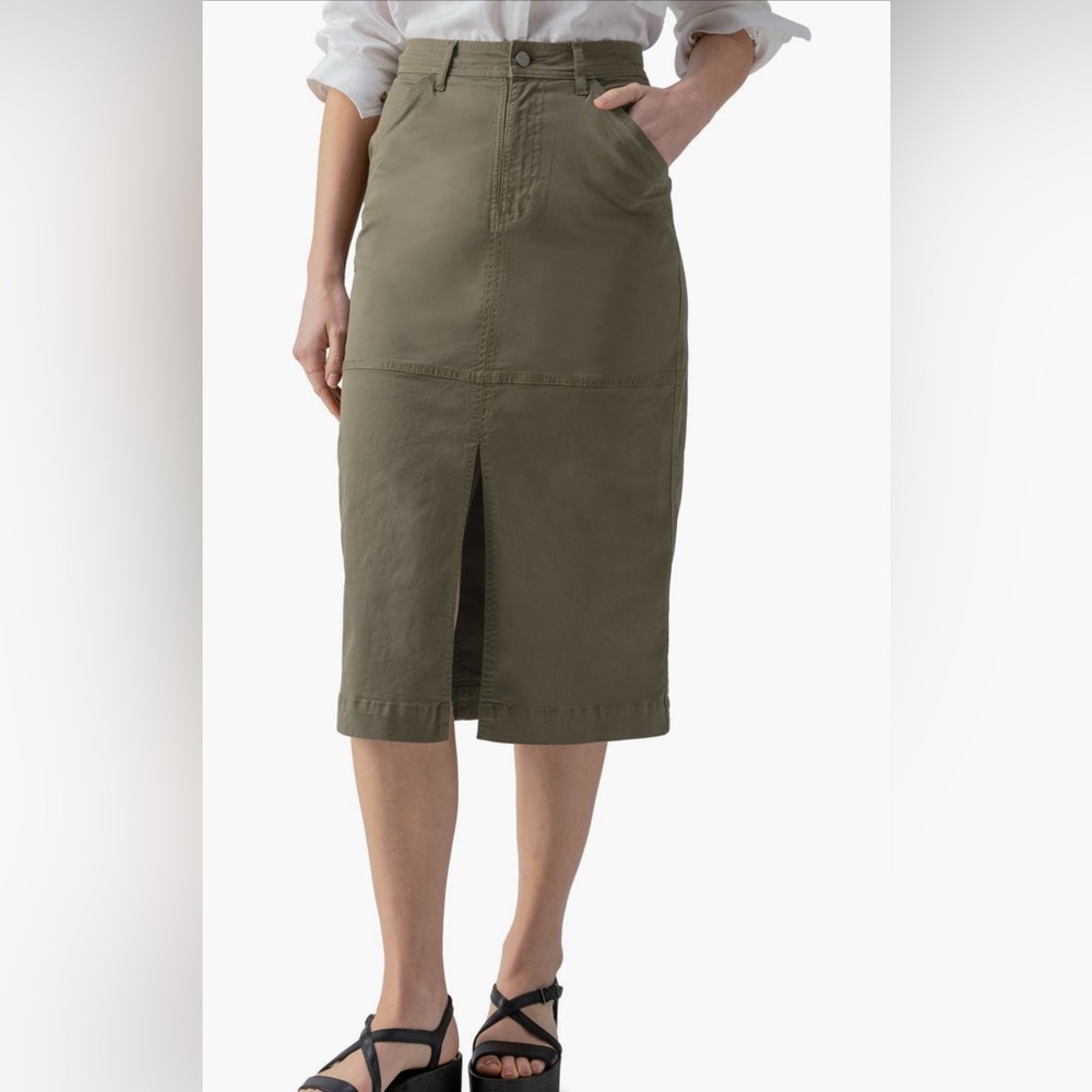 Sanctuary triple threat cargo skirt, in burnt olive